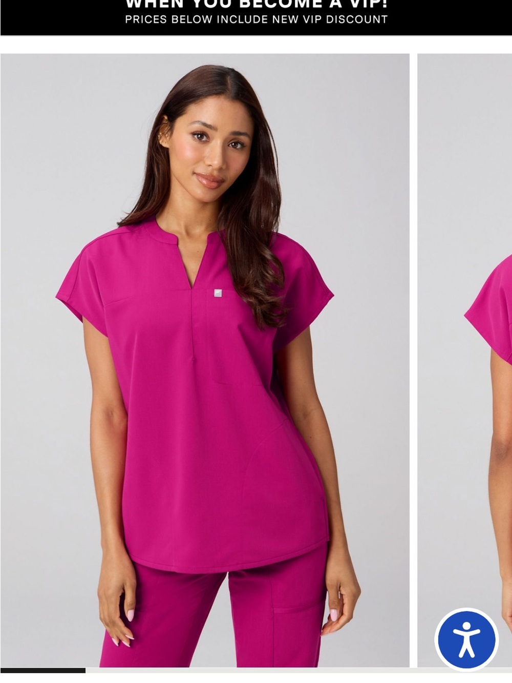 Fabletics Hibiscus High Rise On-Call Scrub Joggers - Picture 2 of 16
